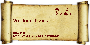 Veidner Laura névjegykártya